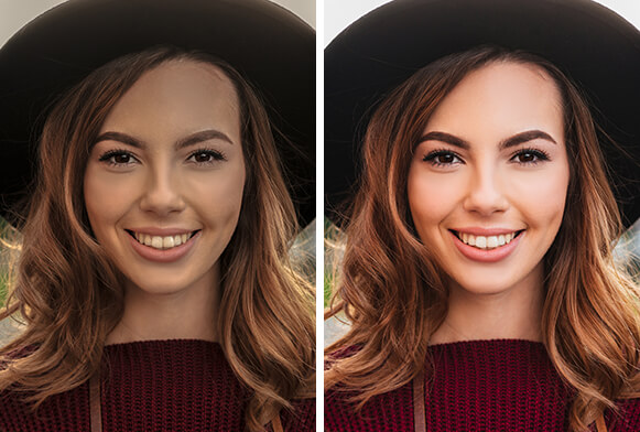 actions photoshop de portrait gratuites