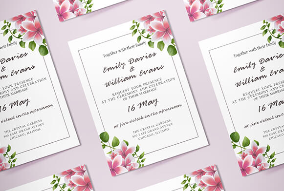 free wedding invitation templates banner