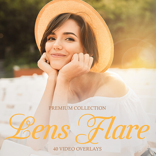 banner video overlays lens flare effect