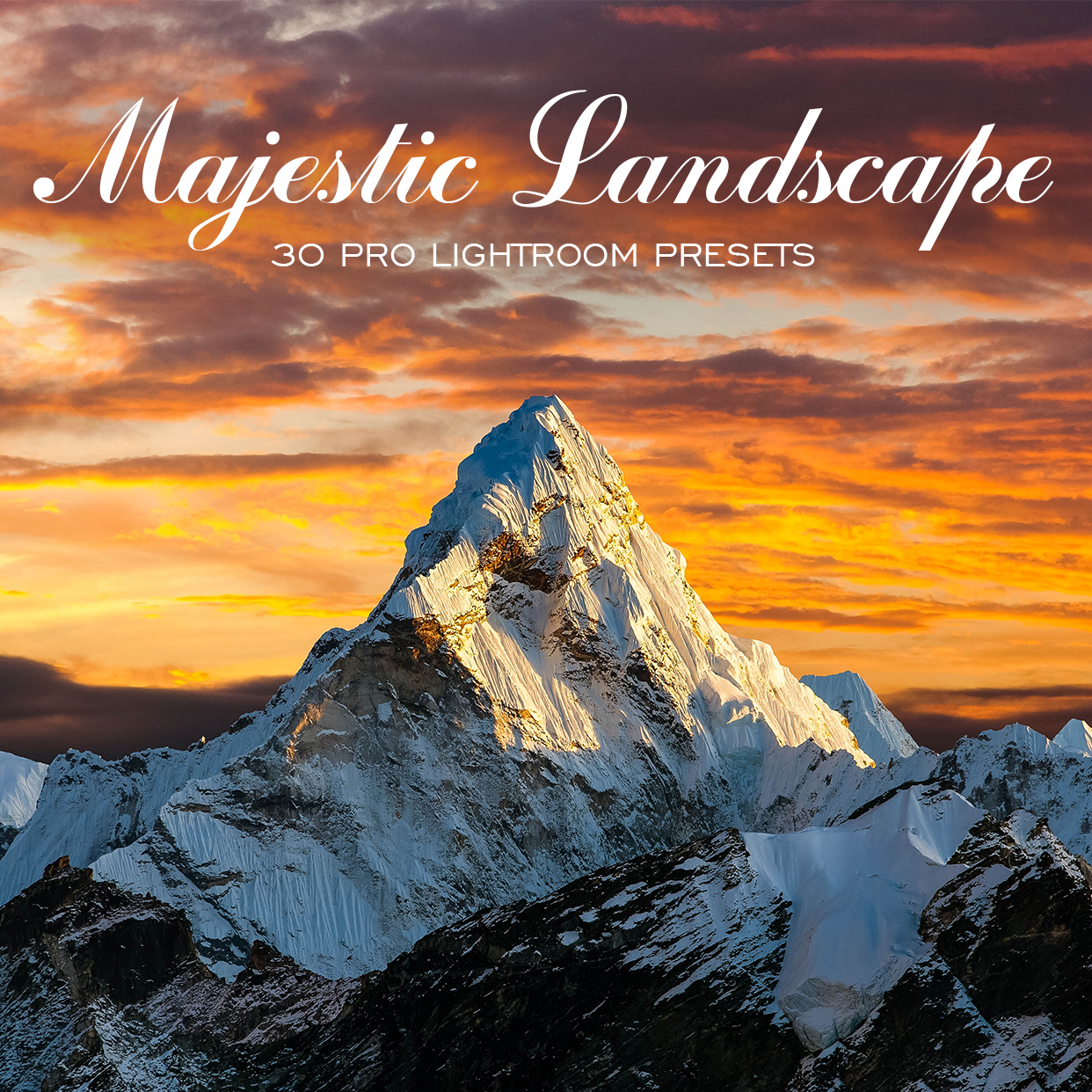 banner lr presets majestic landscape bundle