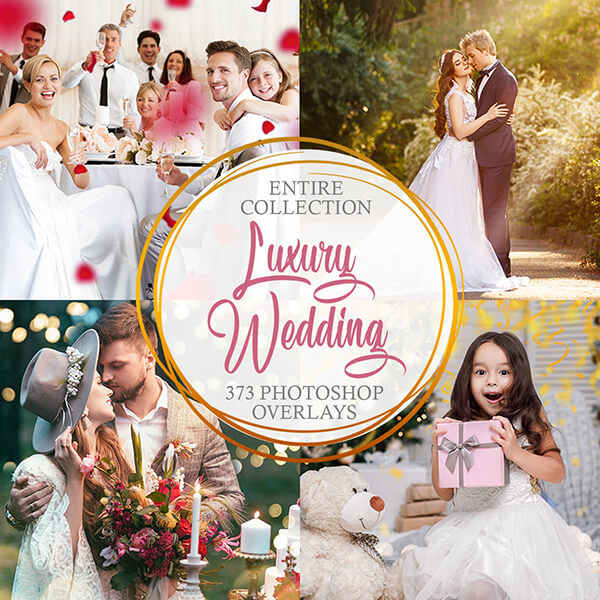 banner ps overlays luxury wedding collection