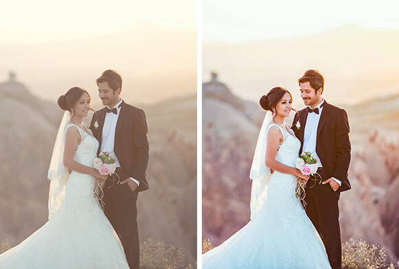 Couverture des préréglages Lightroom de photographie de mariage