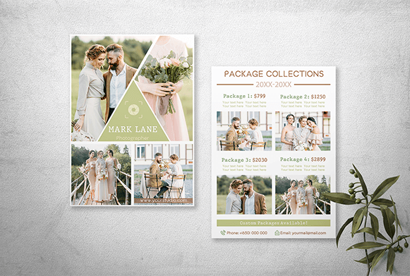 free photography marketing template