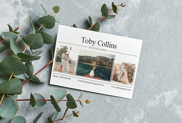 free photography marketing template