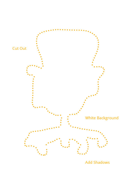 product photo editing - background & noise reduction